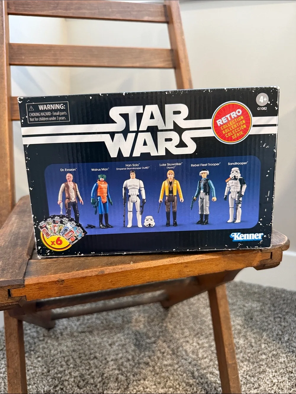 Star Wars Retro Collection A New Hope 6 Figure Set Hasbro Kenner Sealed Carded